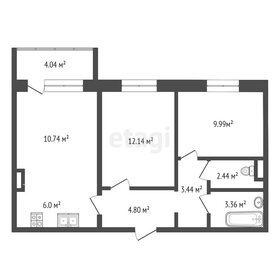 Квартира 61 м², 3-комнатная - изображение 1