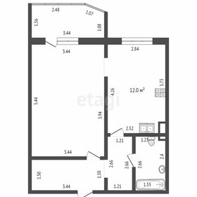 Квартира 47,5 м², 1-комнатная - изображение 1