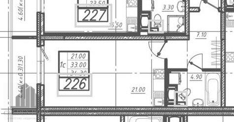 Квартира 33 м², студия - изображение 1