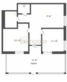 Квартира 58 м², 2-комнатная - изображение 1