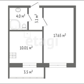 Квартира 36 м², 1-комнатная - изображение 2