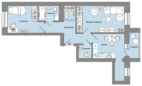 60 м², 2-комнатная квартира 5 749 100 ₽ - изображение 13