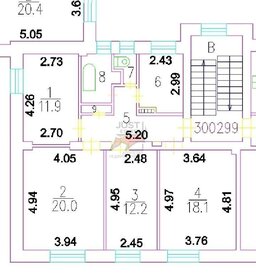 18,8 м², 2 комнаты 9 500 000 ₽ - изображение 16