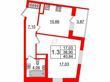 58,9 м², 2-комнатная квартира 10 250 000 ₽ - изображение 63