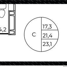 Квартира 22,5 м², студия - изображение 2