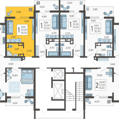 Квартира 26,3 м², студия - изображение 2