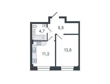 42 м², 1-комнатная квартира 4 890 000 ₽ - изображение 88