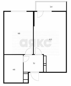 Квартира 37,4 м², 1-комнатная - изображение 1