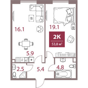 68 м², 3-комнатная квартира 32 700 000 ₽ - изображение 127