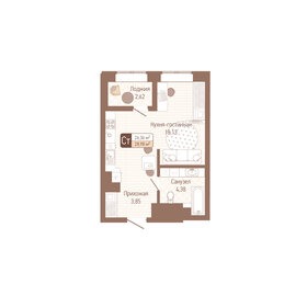 31,1 м², 1-комнатная квартира 2 855 000 ₽ - изображение 70