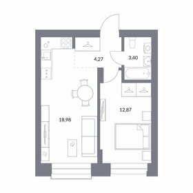 28 м², 1-комнатная квартира 7 900 000 ₽ - изображение 68