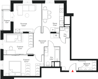 84,5 м², 3-комнатная квартира 27 574 294 ₽ - изображение 77