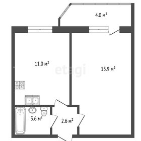 Квартира 35,1 м², 1-комнатная - изображение 1