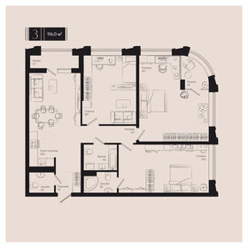 116 м², 3-комнатная квартира 17 411 600 ₽ - изображение 24