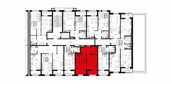 Квартира 41,2 м², 1-комнатная - изображение 1