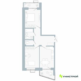 Квартира 56,6 м², 2-комнатная - изображение 1