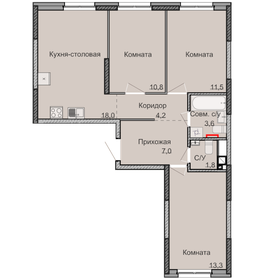 82 м², 3-комнатная квартира 9 000 000 ₽ - изображение 41