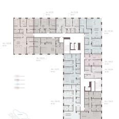 Квартира 132,8 м², 2-комнатные - изображение 3
