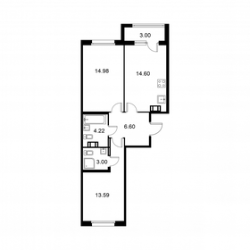 58,8 м², 2-комнатная квартира 8 942 160 ₽ - изображение 27