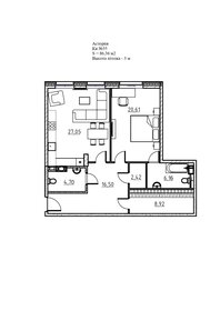 147,2 м², 1-комнатная квартира 64 350 000 ₽ - изображение 77