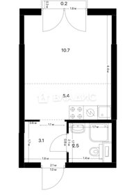 Квартира 22 м², студия - изображение 1