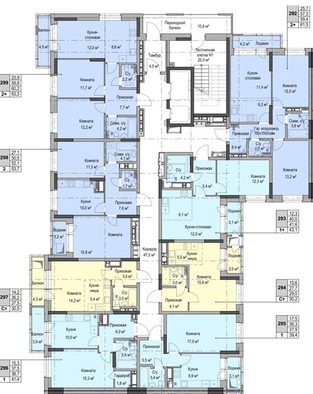 38,2 м², 1-комнатная квартира 6 678 000 ₽ - изображение 29