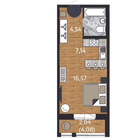 28 м², квартира-студия 8 000 000 ₽ - изображение 20