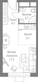 Квартира 31,2 м², студия - изображение 1