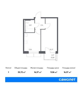 36,9 м², 1-комнатная квартира 8 875 850 ₽ - изображение 50