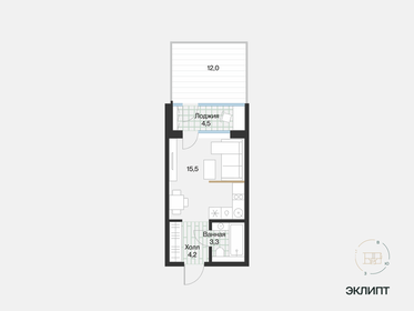 29 м², квартира-студия 4 200 000 ₽ - изображение 85