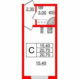 30 м², квартира-студия 2 500 ₽ в сутки - изображение 27