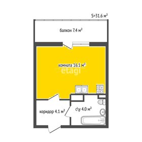 23,9 м², квартира-студия 9 375 000 ₽ - изображение 91