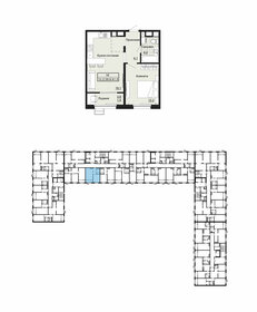 41,5 м², 1-комнатная квартира 3 735 000 ₽ - изображение 33