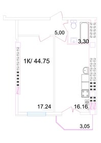 9,8 м², комната 2 000 000 ₽ - изображение 57