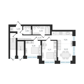 Квартира 64,8 м², 3-комнатная - изображение 1