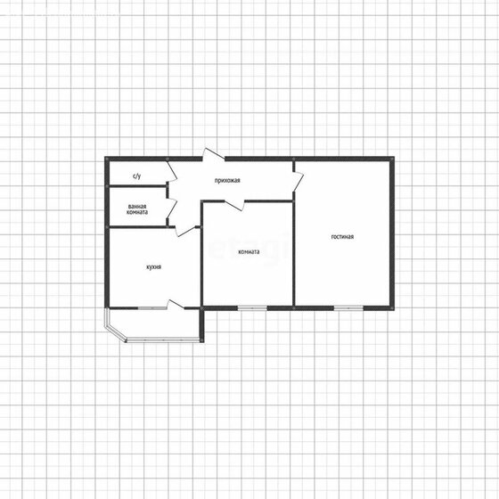 51,7 м², 2-комнатная квартира 5 650 000 ₽ - изображение 1