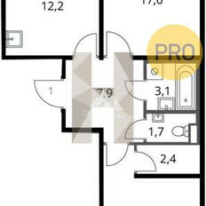 Квартира 60,5 м², 2-комнатная - изображение 2