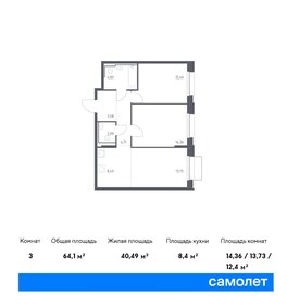 105 м², 4-комнатная квартира 20 000 000 ₽ - изображение 64