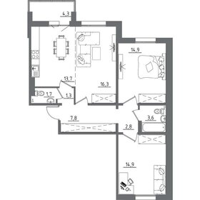 82 м², 3-комнатная квартира 8 899 000 ₽ - изображение 17