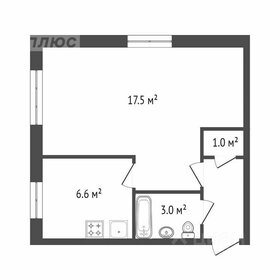 29,7 м², 1-комнатная квартира 3 100 000 ₽ - изображение 50