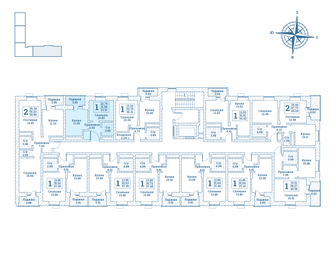 34,3 м², 1-комнатная квартира 4 204 200 ₽ - изображение 21