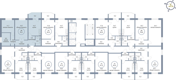 71 м², 3-комнатная квартира 6 400 000 ₽ - изображение 28