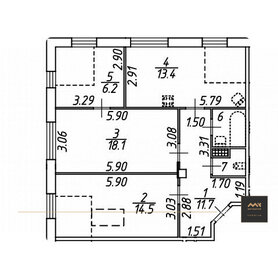 55 м², 2-комнатная квартира 30 200 000 ₽ - изображение 121