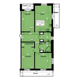 135,2 м², 3-комнатная квартира 22 200 000 ₽ - изображение 105