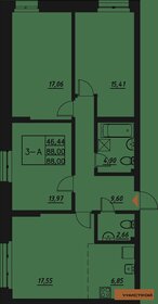 89 м², 3-комнатная квартира 14 150 000 ₽ - изображение 46