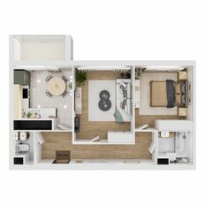 Квартира 59,6 м², 2-комнатная - изображение 2