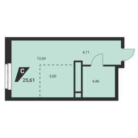 26,2 м², квартира-студия 4 058 426 ₽ - изображение 24