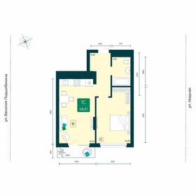 Квартира 48,6 м², 1-комнатная - изображение 1