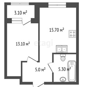 Квартира 39,2 м², 1-комнатная - изображение 2