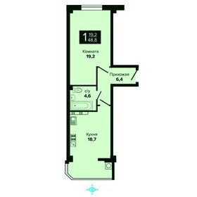 Квартира 48,8 м², 1-комнатная - изображение 1